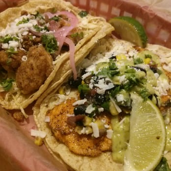 Torchy's Tacos - Left: baja shrimp, right: mr orange - Tex-Mex Near Me - Houston, Texas