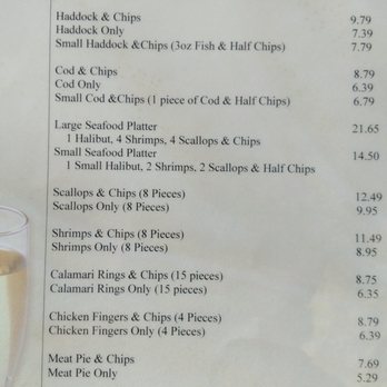 McCowan Fish & Chips - Menu 1 - Seafood Near Me - Scarborough, Ontario McCowan Fish & Chips - Menu 1 - Seafood Near Me - Scarborough, Ontario