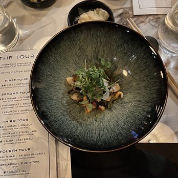 Haru Omakase - Cuttlefish salad-first tour - Japanese Near Me - Columbus, Ohio