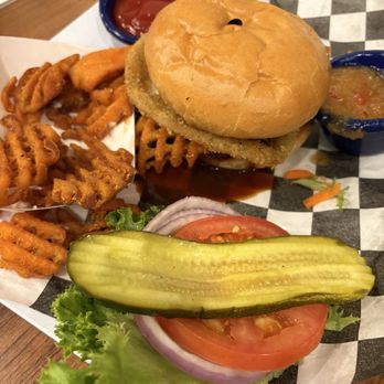 Joe's Farm Grill - 4B burger with Sweet Potato Fries - American Near Me - Gilbert, Arizona