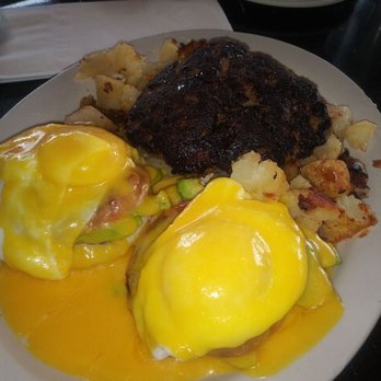 Chelly's Cafe - California Benedict , home fries & spicy turkey sausage patty - Cafes Near Me - Palmdale, California Chelly's Cafe - California Benedict , home fries & spicy turkey sausage patty - Cafes Near Me - Palmdale, California