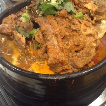 Gam Ja Chon - Lunch special of gamjatang - Korean Near Me - Rowland Heights, California