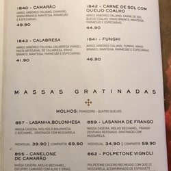Vignoli - Menu--risottos & baked pastas