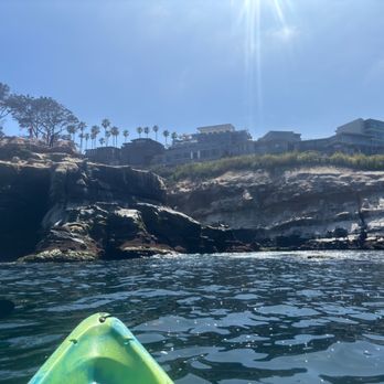 La Jolla Kayak - Looking toward the cave - Tours Near Me - La Jolla, California