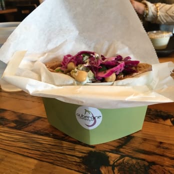 Aubergine Kitchen - I get the half because I sometimes eat like a bird. - Mediterranean Near Me - Orem, Utah