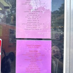 Current flavors Current flavors