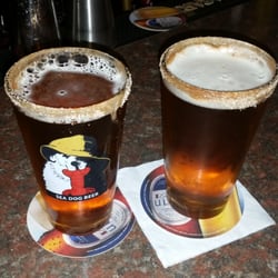 Newtowne Grille of Billerica - Pumpkin beer with sugar rim