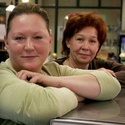 Polonus European Deli & Ice Cream - Yes, they actually work here - lady on the right took care of me.  She rocks.