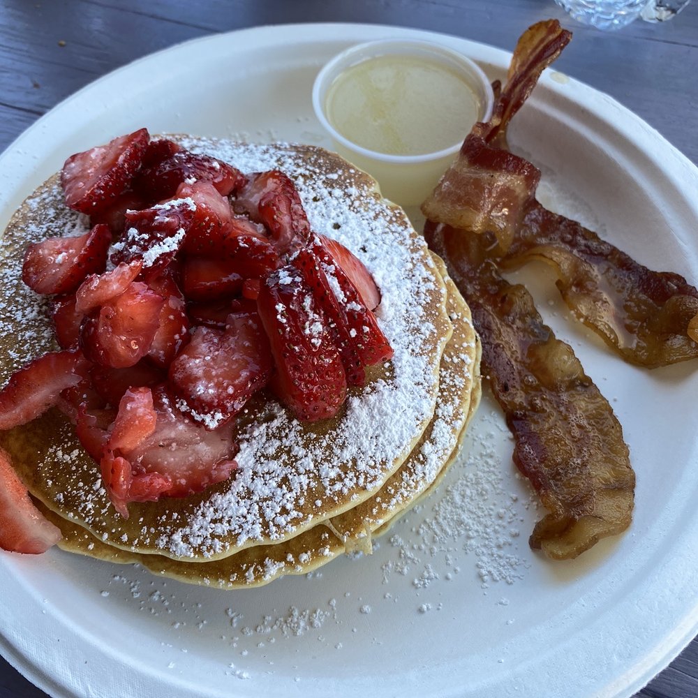 Louise's Kitchen - Louise's cakes with vanilla maple syrup and bacon - Breakfast & Brunch Near Me - Black Mountain, North Carolina Louise's Kitchen - Louise's cakes with vanilla maple syrup and bacon - Breakfast & Brunch Near Me - Black Mountain, North Carolina