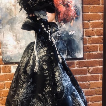 Agora Galleries - Gorgeous handmade skeleton dolls !  The artist uses real jewelry!  Vintage material.  I want one for my home & Halloween! - Art Galleries Near Me - San Diego, California