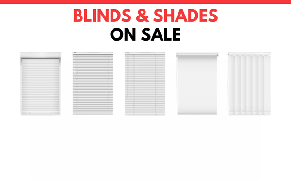 Blinds & Shades On Sale - Blind installation
Shade installation
Window installation or replacement
Window treatment removal
Curtain or drape installation
Valance