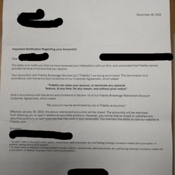 Fidelity Investments - Stay away from Fidelity investments