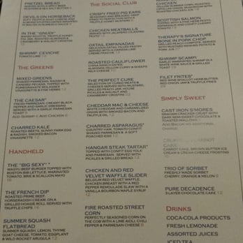 Therapy - Menu Selections - Bars Near Me - Las Vegas, Nevada Therapy - Menu Selections - Bars Near Me - Las Vegas, Nevada
