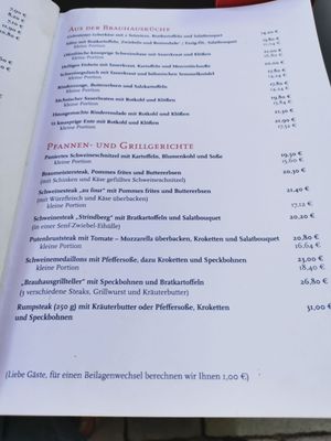 Menu photo 1 Brauhaus Napoleon Leipzig, SN