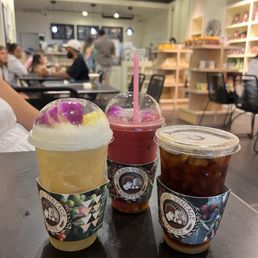 Haleiwa Ice Tea, Lilikoi Smoothie, and Cold Brew