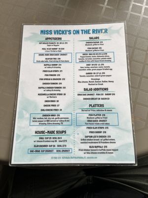 Menu photo 6 Miss Vicki's On the River Holiday, FL Menu photo 6 Miss Vicki's On the River Holiday, FL