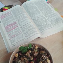 Salade Sociale - Tijdens het leren snel een slaatje. Super combo ;)