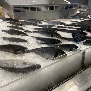 Boston Fish Market - Fish market section where you can purchase fresh fish. Picture here is Orata Fish. - Seafood Markets Near Me - Wheeling, Illinois