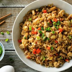 Beach Wok Asian Kitchen - Beach Wok Asian Kitchen at Harrah's Gulf Coast Hotel & Casino in Biloxi, MS Fried Rice entree