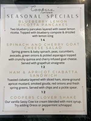 Menu photo 4 Cooper's Uptown Kenosha, WI Menu photo 4 Cooper's Uptown Kenosha, WI
