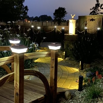 Wine Country Pavers - At night - Landscaping Near Me - Napa, California Wine Country Pavers - At night - Landscaping Near Me - Napa, California