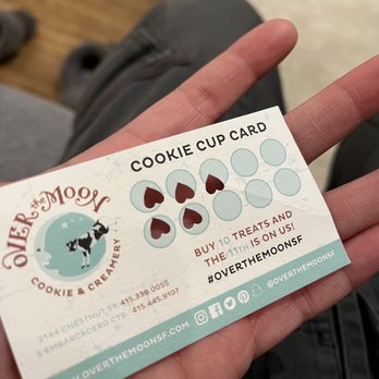 Over the Moon - Punch cards! - Ice Cream & Frozen Yogurt Near Me - San Francisco, California Over the Moon - Punch cards! - Ice Cream & Frozen Yogurt Near Me - San Francisco, California