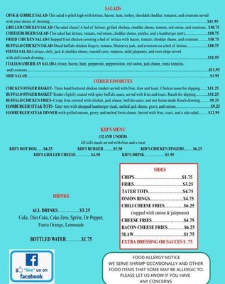 Menu photo 2 Joe Mama's Millbrook, AL