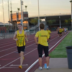 racelab - Our track workouts on Tuesday nights at the ASU Sun Angel stadium are a lot of fun and our chance to put the pedal to the metal!