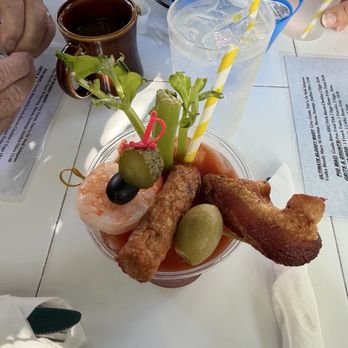 The Stuffed Pig - Bloody Mary cocktail. - Breakfast & Brunch Near Me - Marathon, Florida The Stuffed Pig - Bloody Mary cocktail. - Breakfast & Brunch Near Me - Marathon, Florida