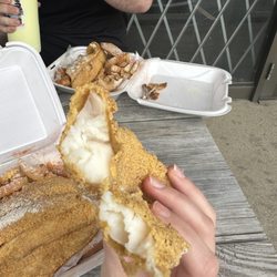 Golden Fried Chicken and Fish - Catfish dinner