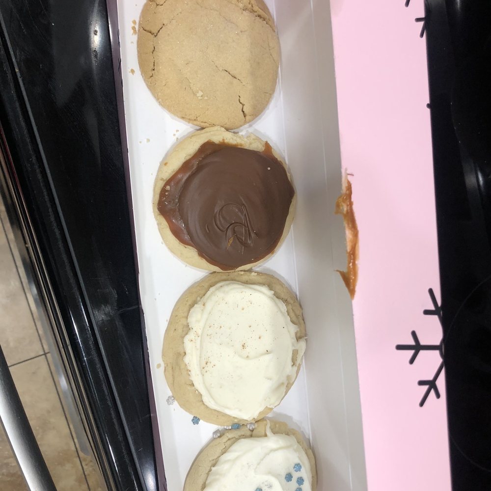 Crumbl - Ahwatukee - Peanut butter, "twix", eggnog, sugar. None of them were worth more than a bite - Bakeries Near Me - Phoenix, Arizona Crumbl - Ahwatukee - Peanut butter, "twix", eggnog, sugar. None of them were worth more than a bite - Bakeries Near Me - Phoenix, Arizona