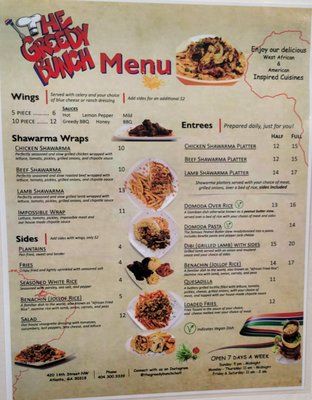 Menu photo 4 The Greedy Bunch Atlanta, GA