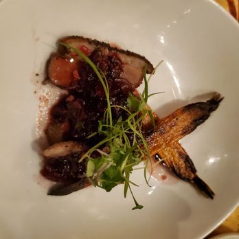Barcelona - The duck dish had potential but it simply wasn't enough and the cherry was too much. - Spanish Near Me - Columbus, Ohio