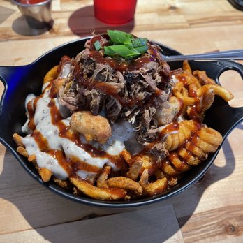 Barbwire Barbecue - BBQ Poutine $11.50 - Barbeque Near Me - Eudora, Kansas