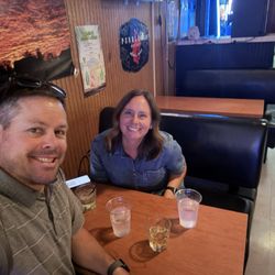 My wife and I enjoying the Bradway.