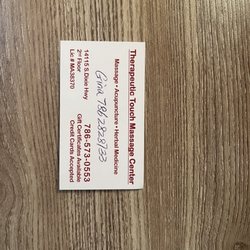 Therapeutic Touch Massage Center