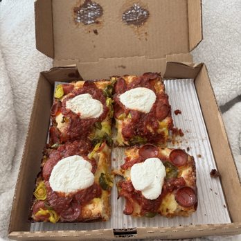 Motor City Pizza - Sweet Texas heat added ricotta! Delicious - Salad Near Me - Lewisville, Texas Motor City Pizza - Sweet Texas heat added ricotta! Delicious - Salad Near Me - Lewisville, Texas