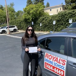 Royals Driving School - License unlocked! Congratulations to our student Brooke on passing her driving test at the Glendale DMV.