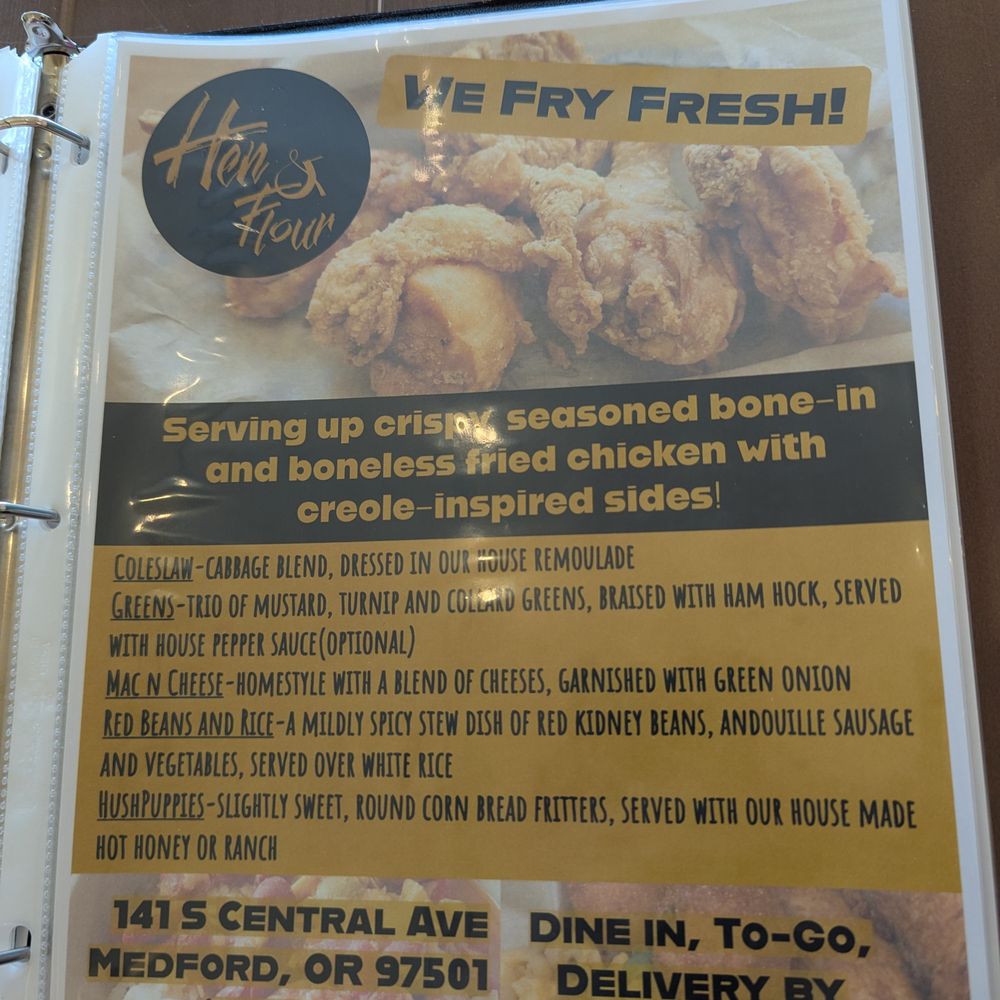 Hen & Flour - Menu (Sept 2025) - Chicken Shop Near Me - Medford, Oregon Hen & Flour - Menu (Sept 2025) - Chicken Shop Near Me - Medford, Oregon