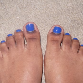 Acryliq Nails - Electric Blue Polish for a nice Pedicure - Nail Salons Near Me - Canoga Park, California Acryliq Nails - Electric Blue Polish for a nice Pedicure - Nail Salons Near Me - Canoga Park, California