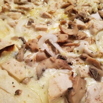 Teresa's Deli-Lakeshore - Thick Crust, White Sauce, Grilled Chicken, Mushrooms and Onion... OMG... by far the BEST pizza in Erie!! - Pizza Near Me - Erie, Pennsylvania Teresa's Deli-Lakeshore - Thick Crust, White Sauce, Grilled Chicken, Mushrooms and Onion... OMG... by far the BEST pizza in Erie!! - Pizza Near Me - Erie, Pennsylvania