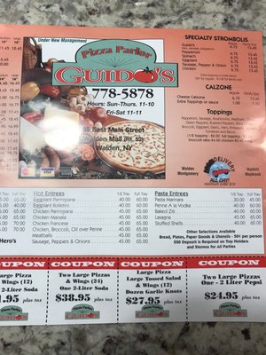 Menu photo 5 Guido's Pizza Parlor Walden, NY Menu photo 5 Guido's Pizza Parlor Walden, NY