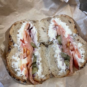 Knickerbocker Bagel - Loxury on Everything Bagel - Wraps Near Me - Brooklyn, New York