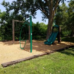 Simple playground by the shelter