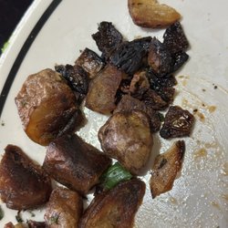 Corner Bakery Cafe - Breakfast potatoes that were burnt.