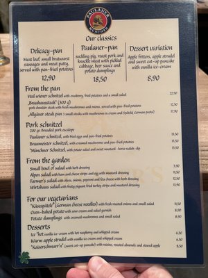 Menu photo 1 Paulaner's Hamburg, HH Menu photo 1 Paulaner's Hamburg, HH