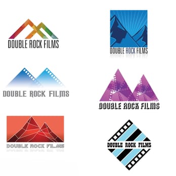 Ian Ransley Design - Double Rock Films concept logos. - Graphic Design Near Me Ian Ransley Design - Double Rock Films concept logos. - Graphic Design Near Me