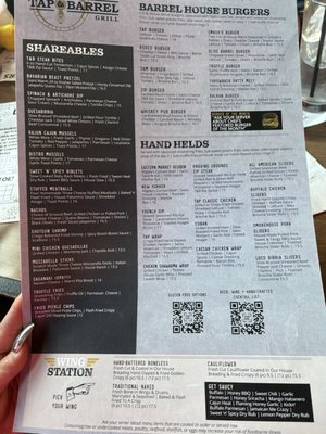 Menu photo 1 Tap & Barrel Grill Shelby Township, MI Menu photo 1 Tap & Barrel Grill Shelby Township, MI