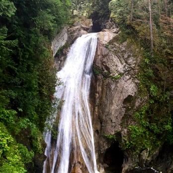 Twin Falls Trailhead - Panoramic of entire Twin Falls - Hiking Near Me - North Bend, Washington Twin Falls Trailhead - Panoramic of entire Twin Falls - Hiking Near Me - North Bend, Washington