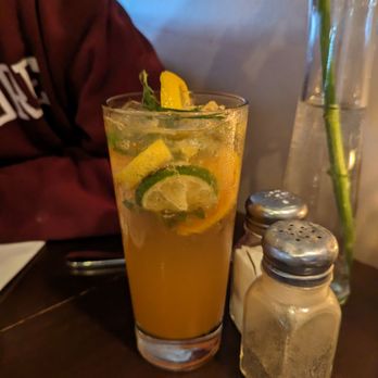 Jake's on the Water - Summer Mocktail, surprisingly dry and unsweet - recommended! - New American Near Me - Potsdam, New York